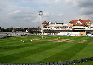 English: Trent Bridge Cricket Ground: view fro...