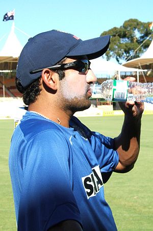 Gautam Gambhir at Adelaide Oval